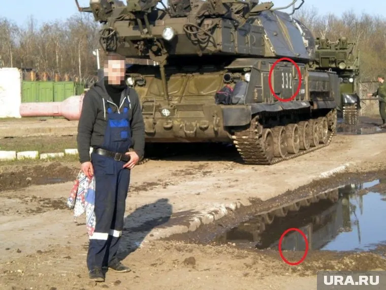 Номер «Бука» не отражается в воде, а тени лежат не в ту сторону