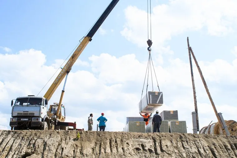 Строительная площадка хранилища РАО. Красноярский край, Железногорск