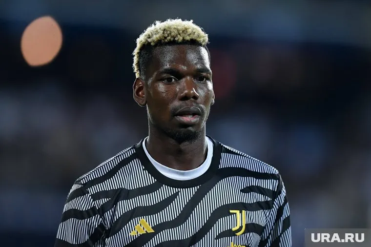 Поль Погба во время матча, после которого у него взяли допинг-тест, не вышел на поле