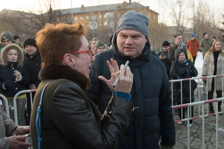 Митинг за сохранение прямых выборов мэра Екатеринбурга, плющев александр, фельгенгауэр татьяна