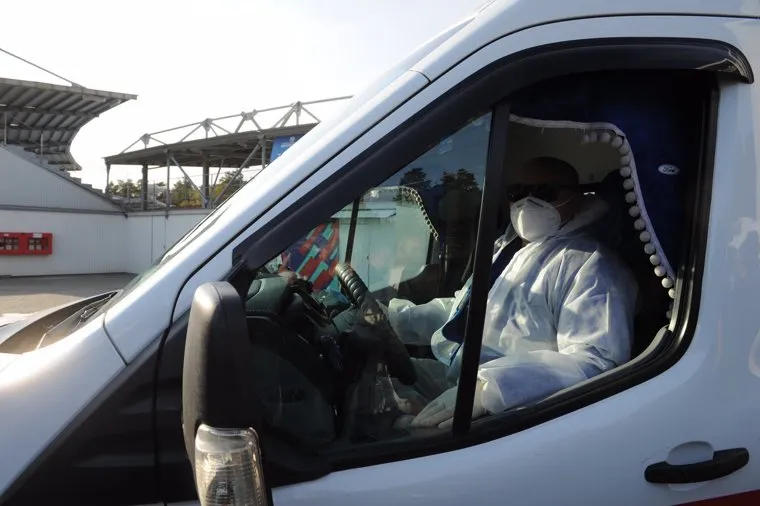 Последствия взрыва кислородной станции в госпитале на базе ГКБ№2. Челябинск