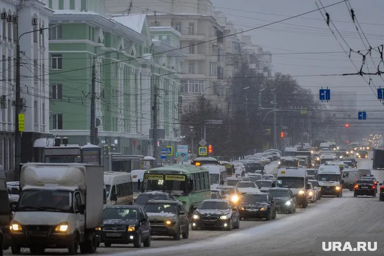 Движение в городе затруднено