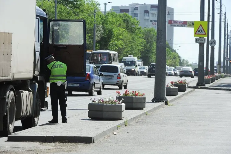 Городские клумбы. Челябинск, гаи, полиция, клумба с цветами, гибдд, дпс, проверка на дорогах