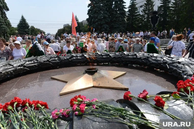 Акция Бессмертный полк. Челябинск.