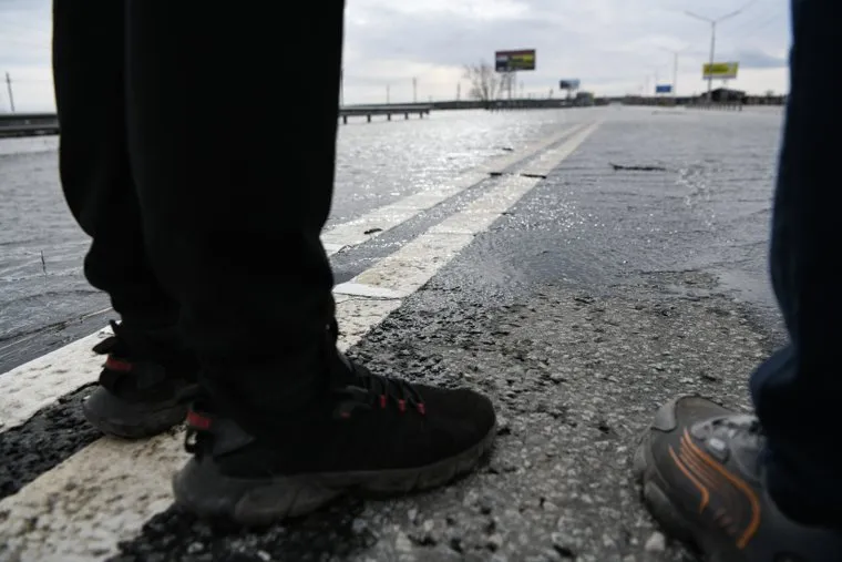 Перекрытие шоссе Тюнина. Курган