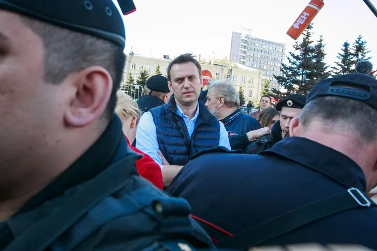 Митинг против закона о реновации Москвы. Москва, навальный алексей, полиция, задержание