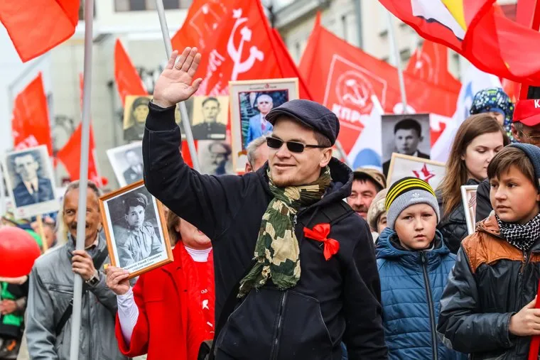 Парад Победы в Великой Отечественной войне. Тюмень