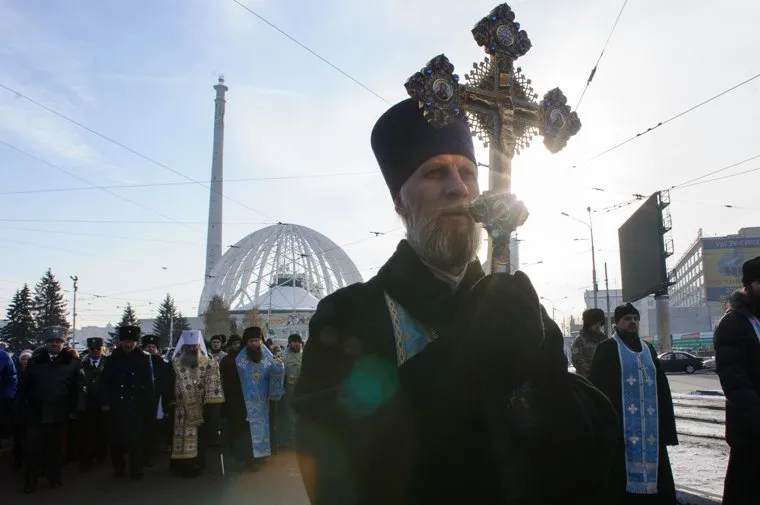 День народного единства: крестный ход и русский марш. Екатеринбург