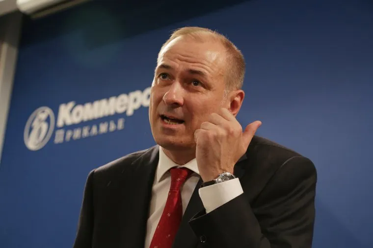 Пресс-конференция кандидата в губернаторы Пермского края Константина Окунева. Пермь, Окунев Константин