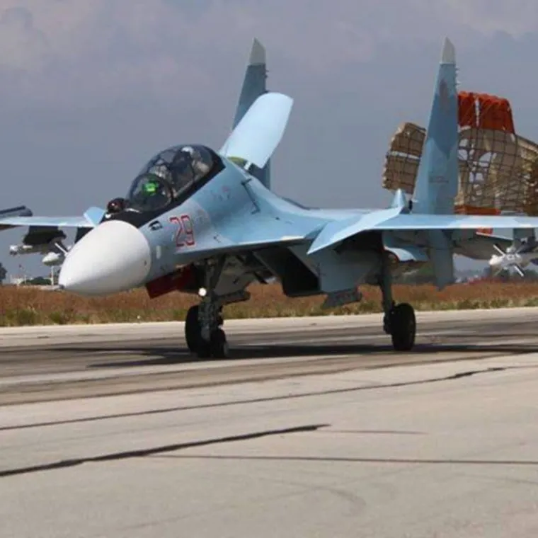 Российские самолеты на авиабазе Хмеймим Сирия., истребитель, Сирия, хмеймим, су 34