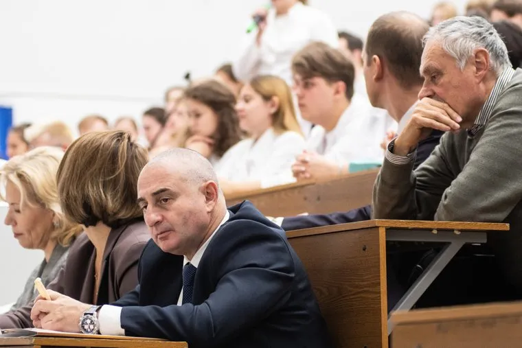 Встреча студентов и представителями профессорско-преподавательского состава Уральского государственного медицинского университета с Полномочным представителем Президента Российской Федерации в УрФО. Екатеринбург