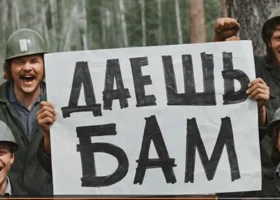 Челябинские коммунисты к 7 ноября выпустили эпичный ролик с Шуриком, Гагариным и пионерами