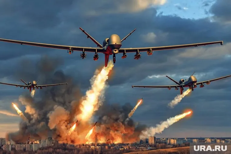 Осколки БПЛА упали на трассу