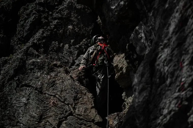 Учения по горной подготовке на базе тренировочного комплекса «Ергаки». Красноярский край, хребет Ергаки в Западных Саянах