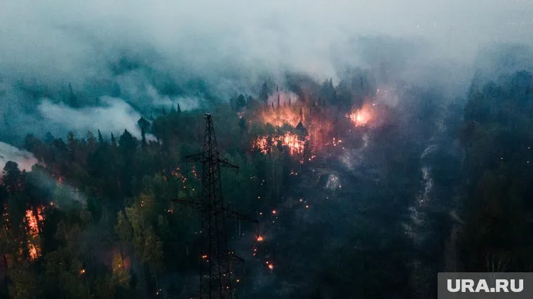 Ландшафтный пожар распространился на площади в 20 гектаров, сообщают в МЧС (архивное фото)