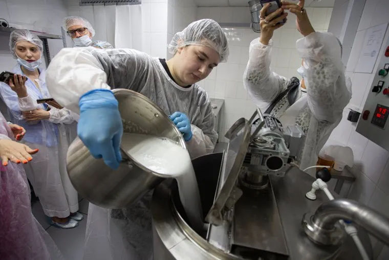 Цех по производству кокосовых йогуртов. Екатеринбург