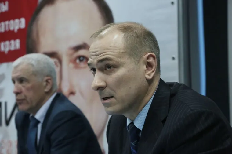 Пресс-конференция Константина Окунева. Предвыборная первая. Пермь, Окунев Константин