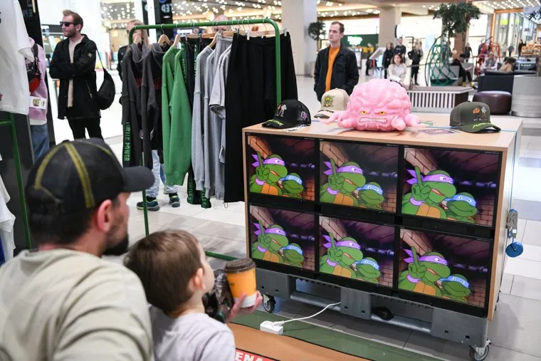 Открытие бутика по мультсериалу Черепашки-ниндзя. Екатеринбург