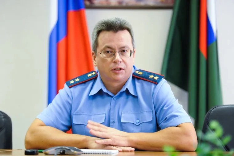 Начальник следственного управления СКР по Челябинской области Петр Решетников. Челябинск 