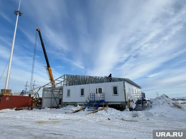 Такой пост поставили на Командиршорском месторождении