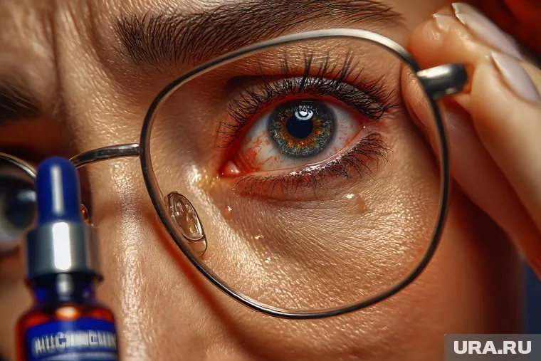 При развитии острой глаукомы краснеют глаза, заявила Шкатова