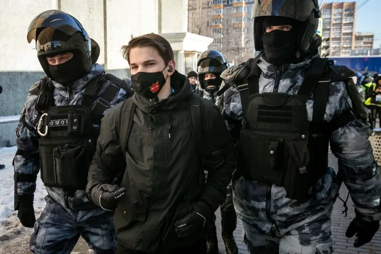 Работа силовиков возле Мосгорсуда. Необр