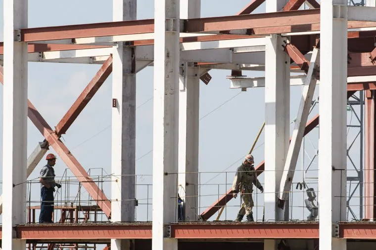 Строительная площадка хранилища РАО. Красноярский край, Железногорск