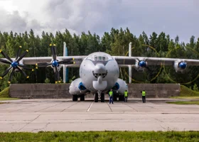 В Ивановской области рухнул военно-транспортный самолет Ан-22 «Антей»