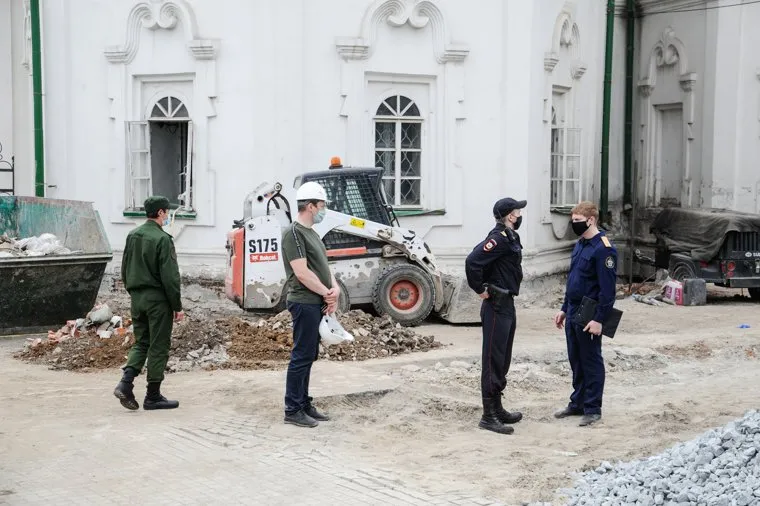 Спасская церковь, на территории которой нашли останки предположительно Андрея Текутьева. Тюмень