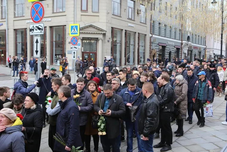 Прощание с Жириновским, Б.Дмитровка. Москва