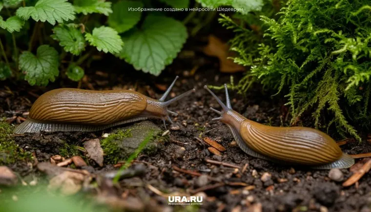 Слизни любят тенистые участки