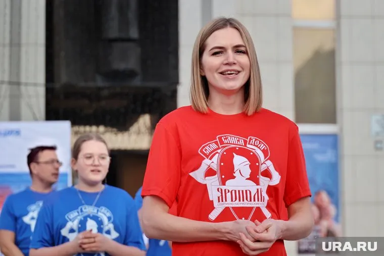 Анастасия Денисенко участвовала в акции вместе с сыном