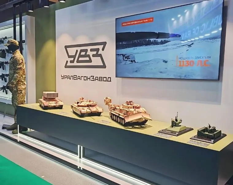 Боевой модуль представили на выставке в Минске