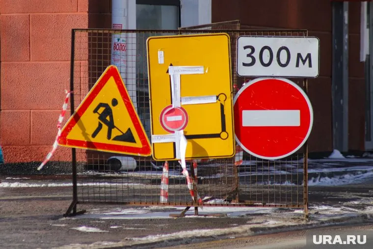 В Кургане на ремонтируемой улице ограничат движение транспорта