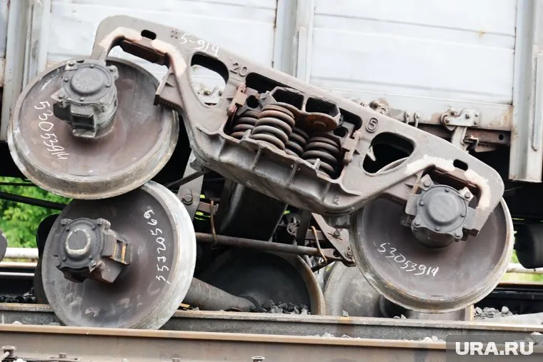 Поезд сошел с рельсов утром 7 июля (архивное фото)