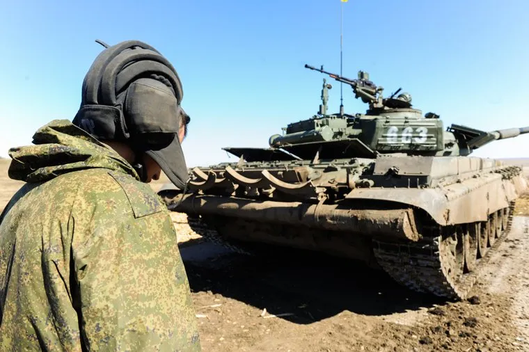 Танковый биатлон. Чебаркульский военный полигон. Челябинская область