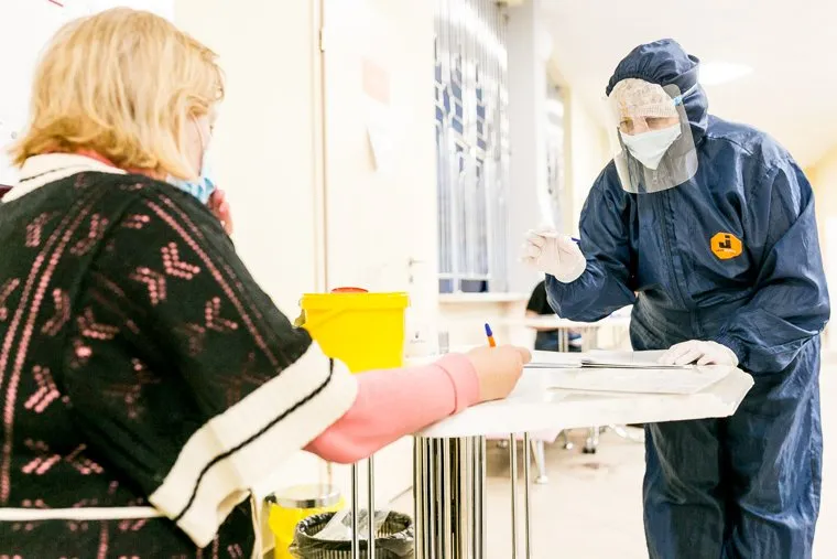 Пункт контроля ОРВИ. Тюмень