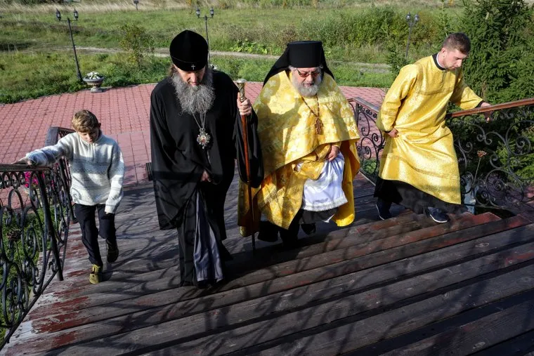 Первая поездка митрополита Курганского и Белозерского Даниила в Свято-Казанский Чимеевский мужской монастырь. Курган