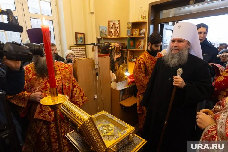 Мощи прибыли в Екатеринбург в год 300-летия города