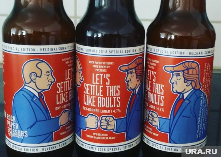 Такая картинка нарисована на этикетке необычного пива