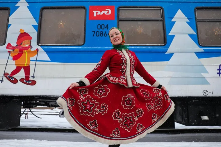 Поезд Деда Мороза. Екатеринбург