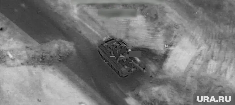 Министерство обороны США утверждает, что танк заехал на чужую территорию