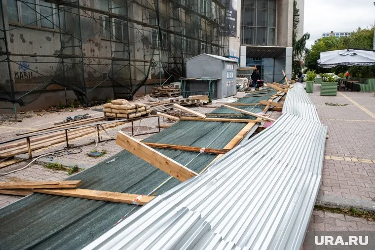 Минувшей осенью ураган уже принес Екатеринбургу разрушения