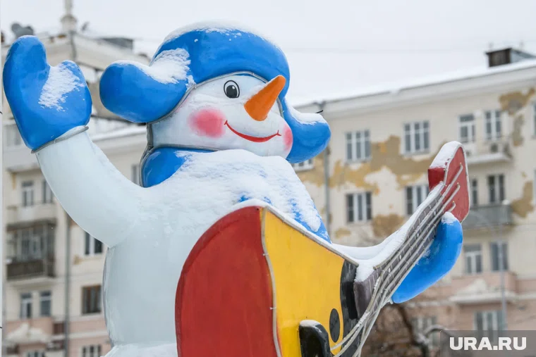Городские территории в Миассе украсят светящиеся фигуры (архивное фото)