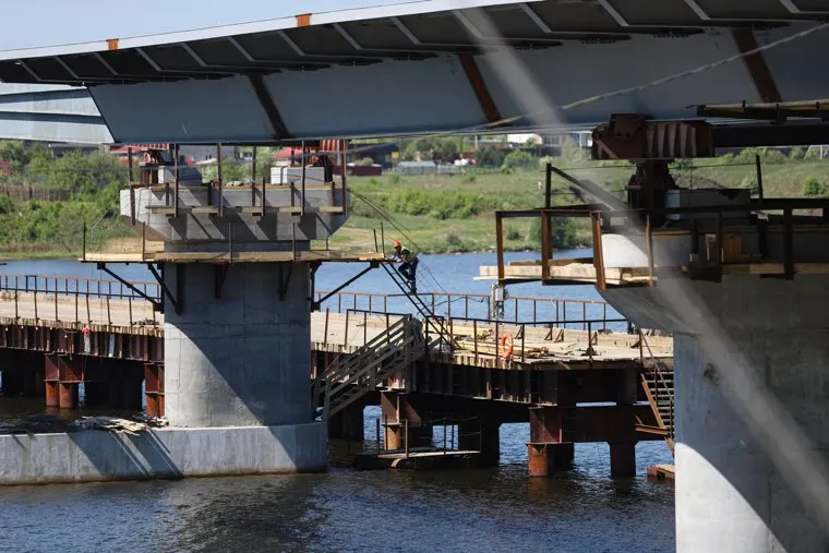 Строительство нового моста. Нижний Тагил