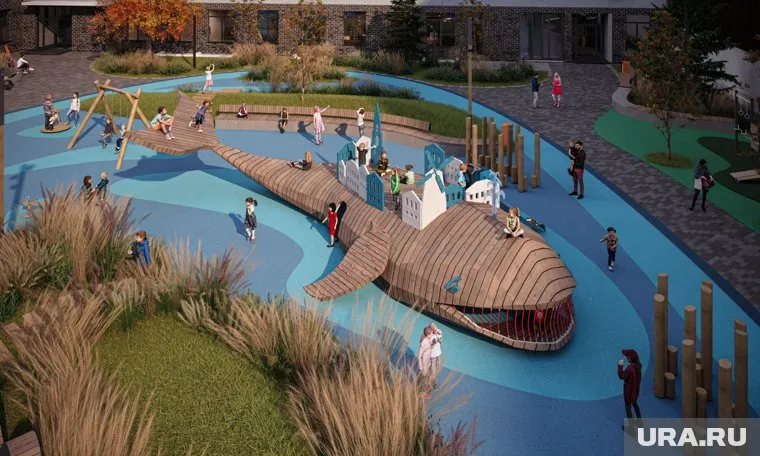 Создатели скульптуры вдохновлялись русским фольклором