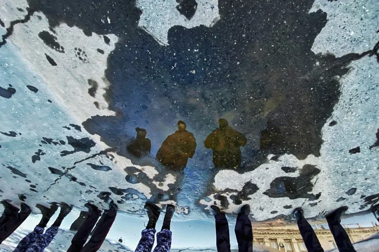 Несанкционированная акция сторонников оппозиционера Алексея Навального. Курган