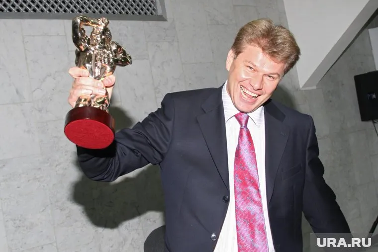 Дмитрий Губерниев освещал Чемпионат мира по биатлону в 2007 году