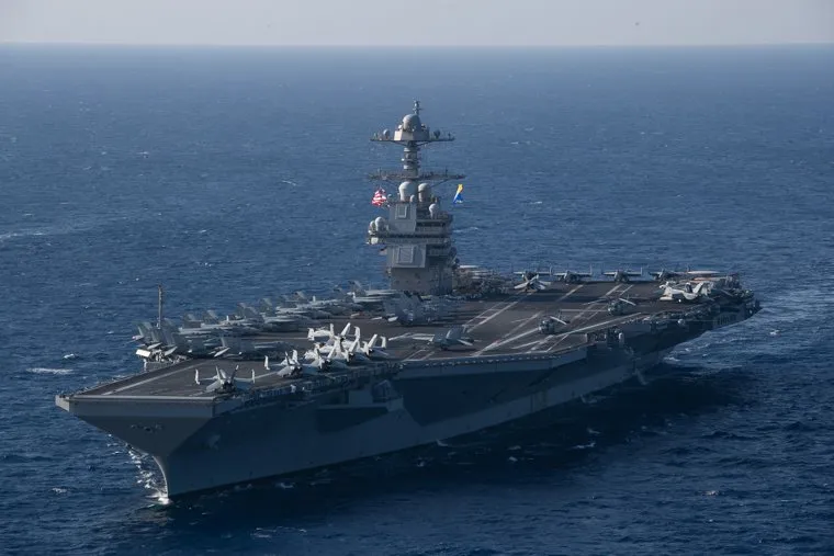 Авианосец ВМФ США USS Gerald R. Ford