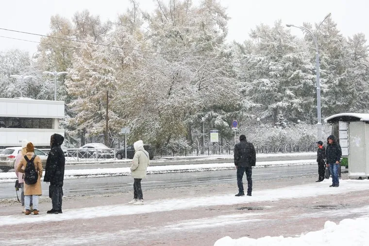 Снежный город. Тюмень